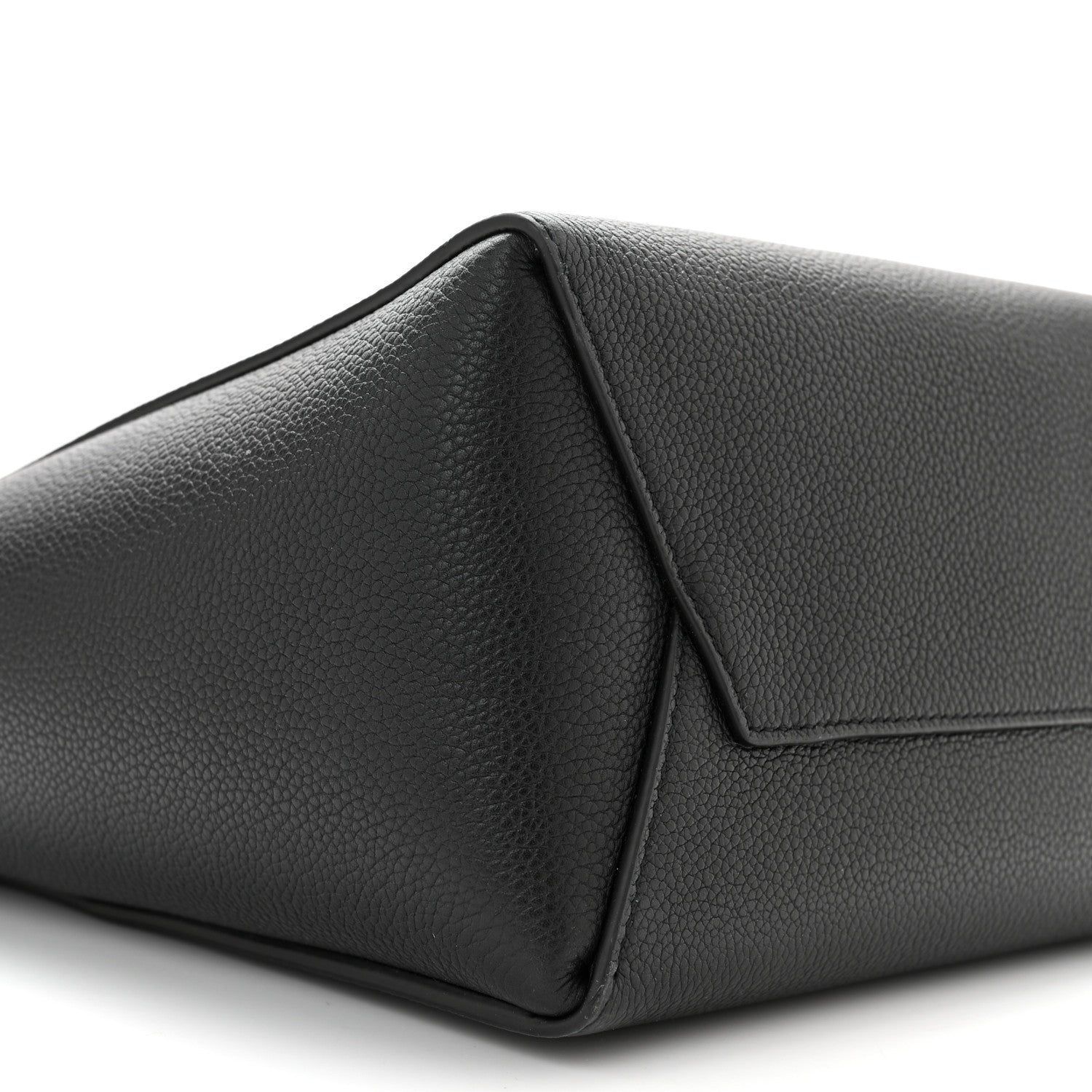 Celine Soft Grained Calfskin Small Sangle Bucket Bag Black 8 of 9