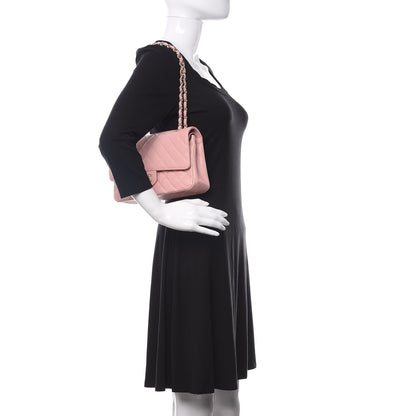 Chanel Caviar Quilted Small Double Flap Pink 3 of 11