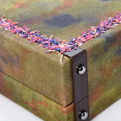 Chanel Washed Toile Graffiti On The Pavements Briefcase Khaki Multicolor 11 of 13
