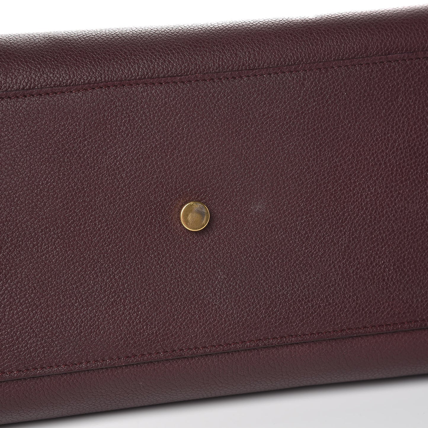 Grained Calfskin Small Classic Sac De Jour Bordeaux
