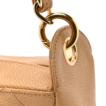 Chanel Caviar Quilted Timeless CC Shoulder Bag Beige 13 of 13