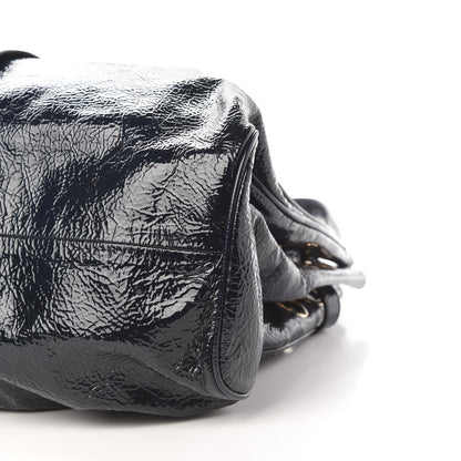 Jimmy Choo Crushed Patent Riki Bag Blue 8 of 8