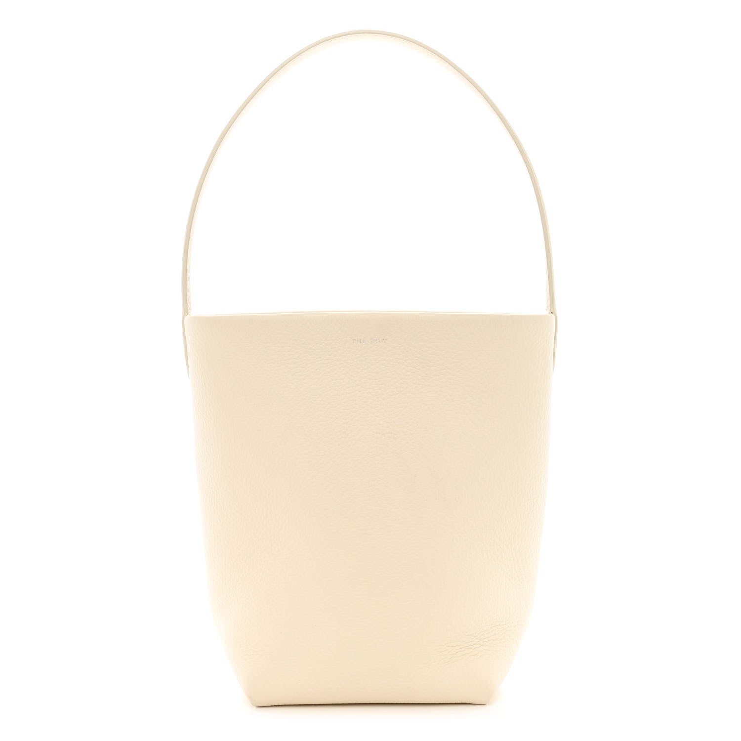 The Row Grained Calfskin Small N/S Park Tote Ivory 1 of 9