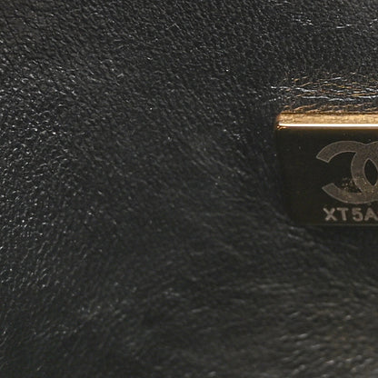 Chanel Hammered Metallic Calfskin Quilted Flap Gold 7 of 10