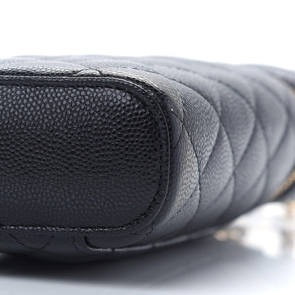 Chanel Caviar Quilted Phone Holder With Chain Black 9 of 9