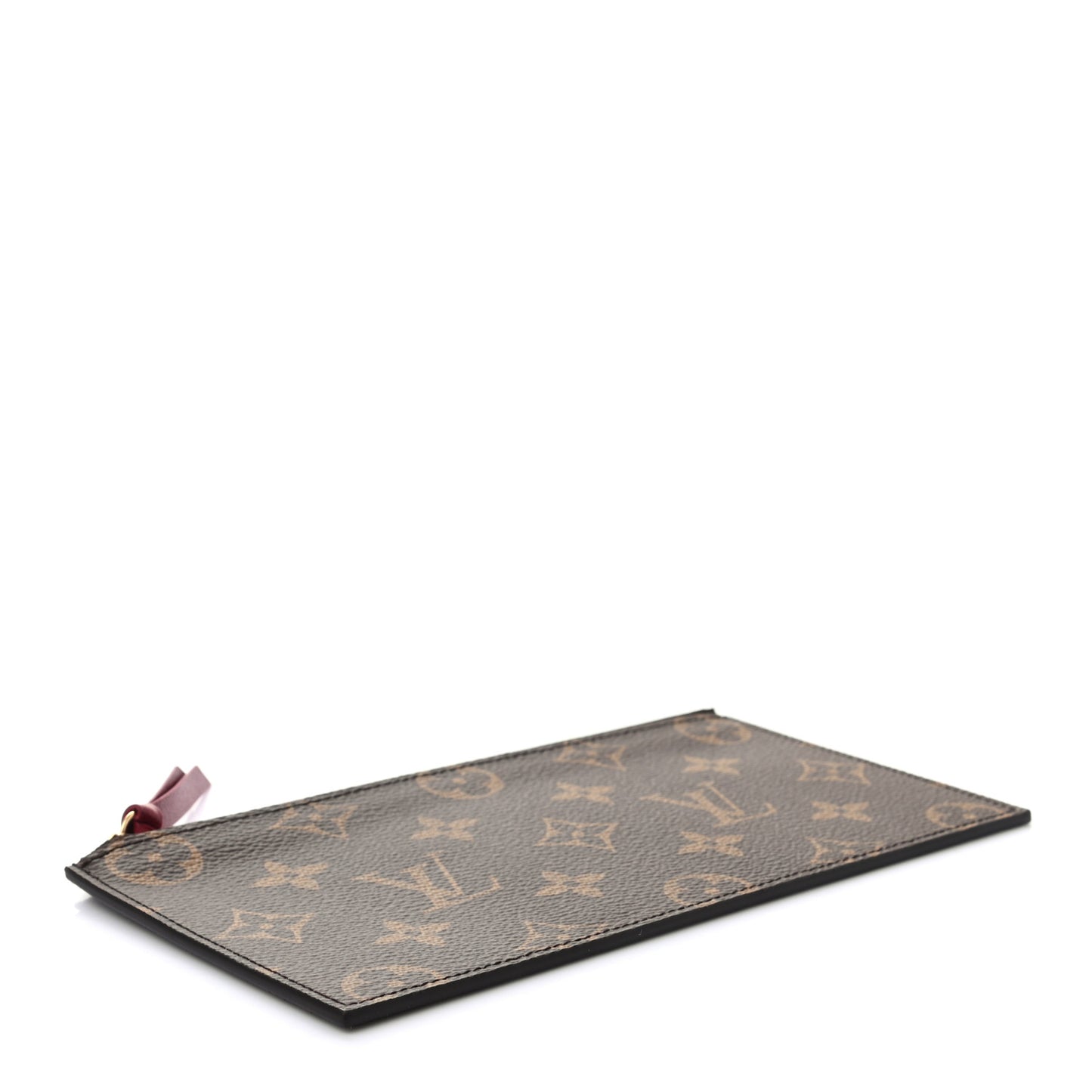 Monogram Felicie Chain Wallet Zippered Insert Fuchsia
