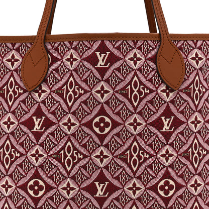 Louis Vuitton Jacquard Since 1854 Neverfull MM Bordeaux 8 of 10