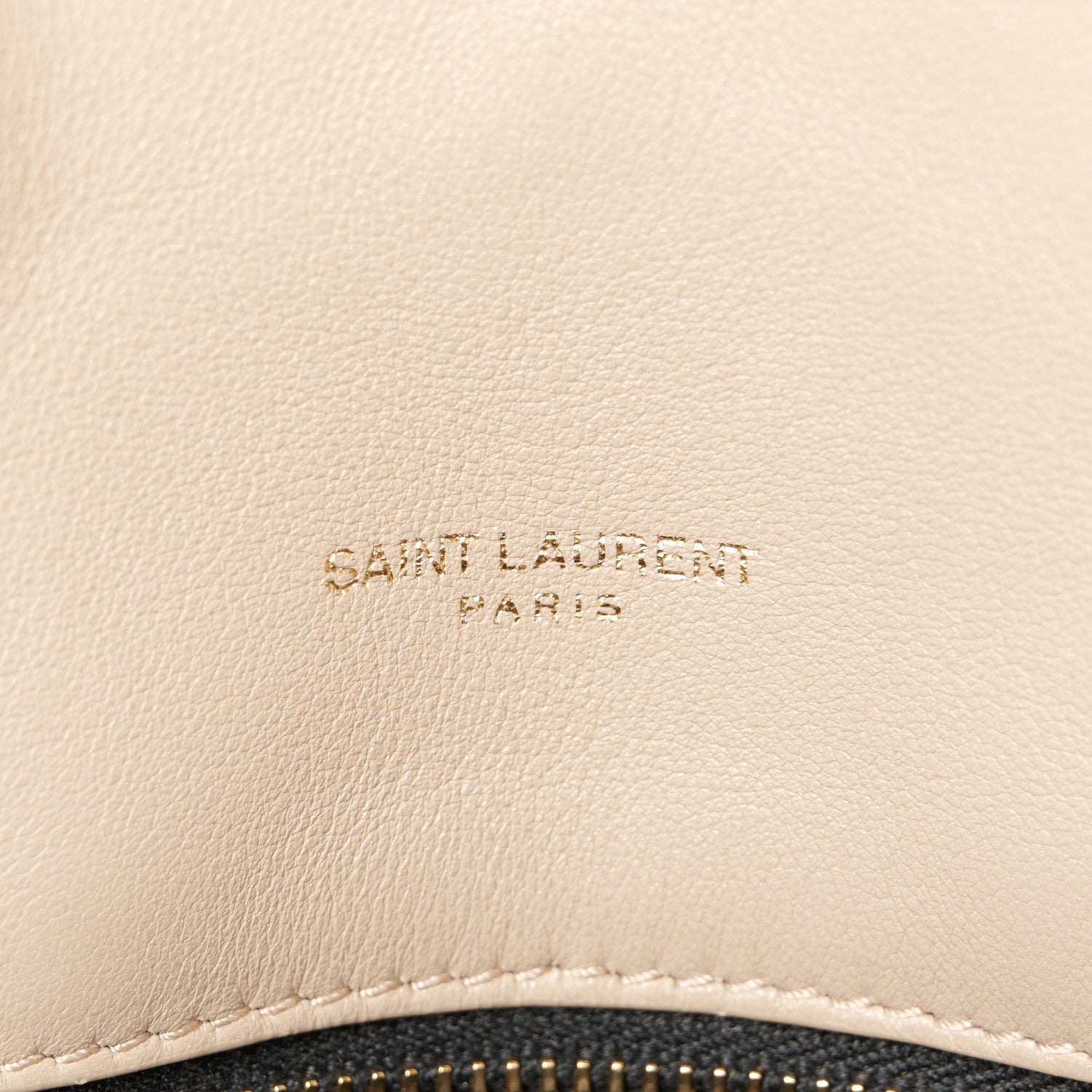 Saint Laurent Lambskin Quilted Medium Loulou Puffer Monogram Chain Satchel Dark Beige 6 of 11