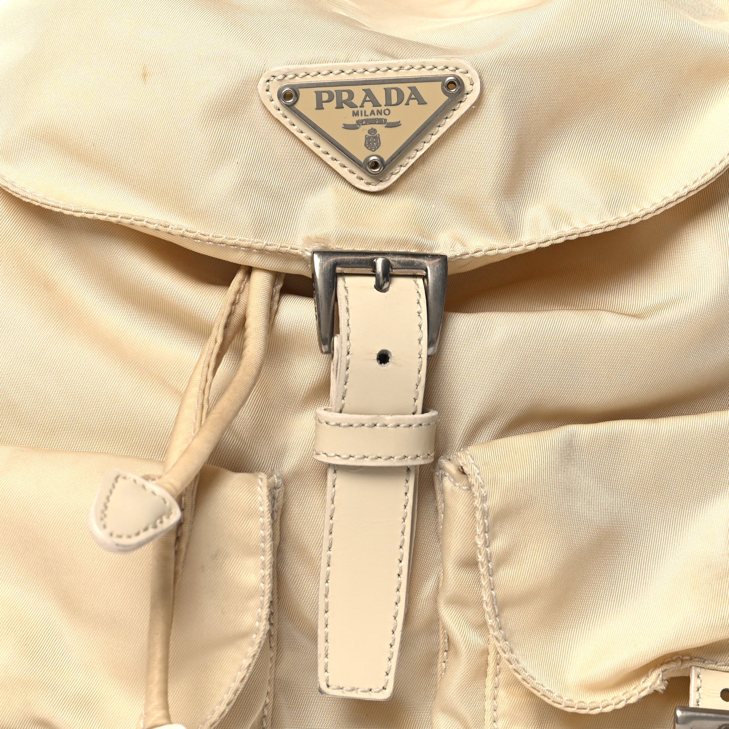 Prada Tessuto Nylon Small Backpack Sabbia 7 of 12