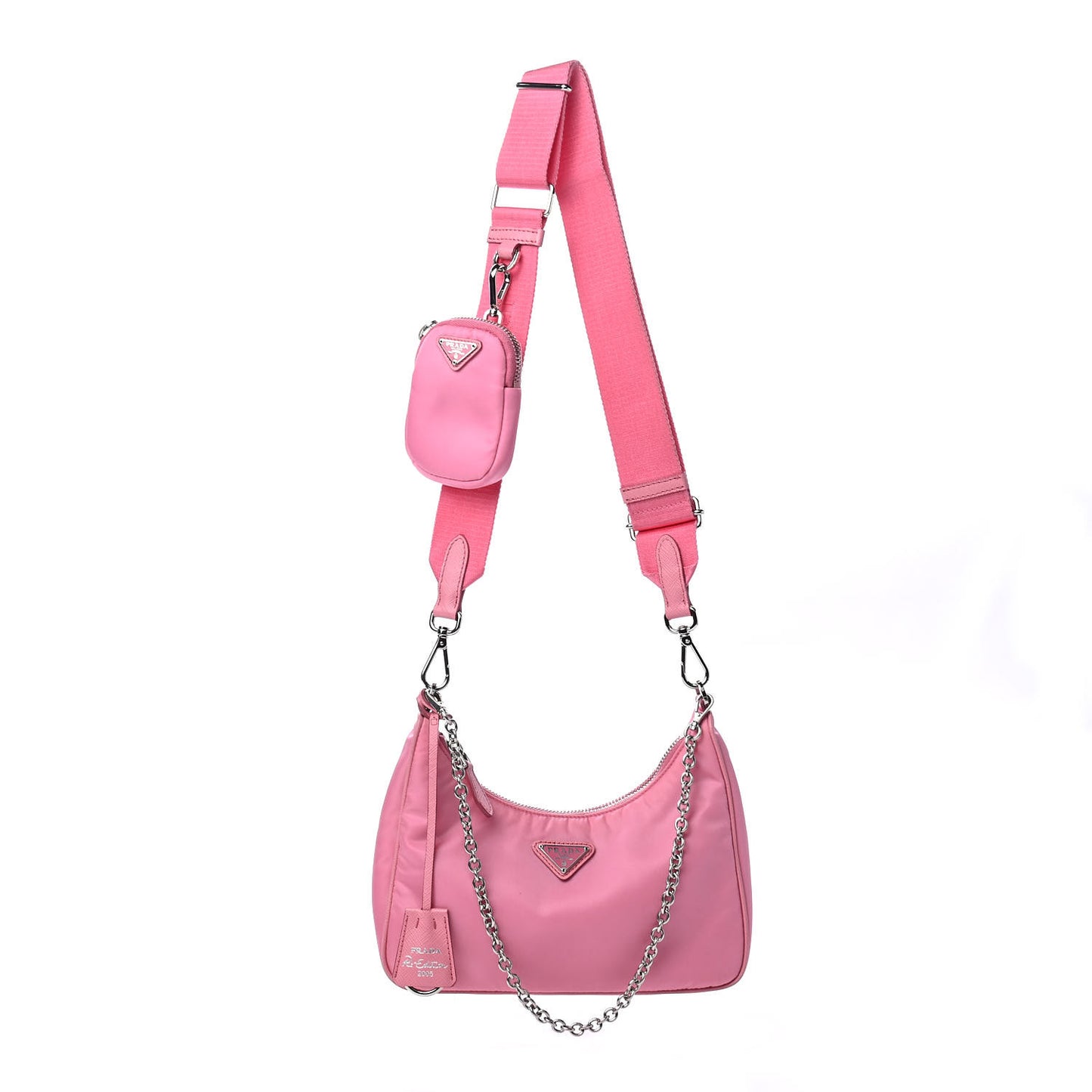 Nylon Re-Edition 2005 Shoulder Bag Begonia