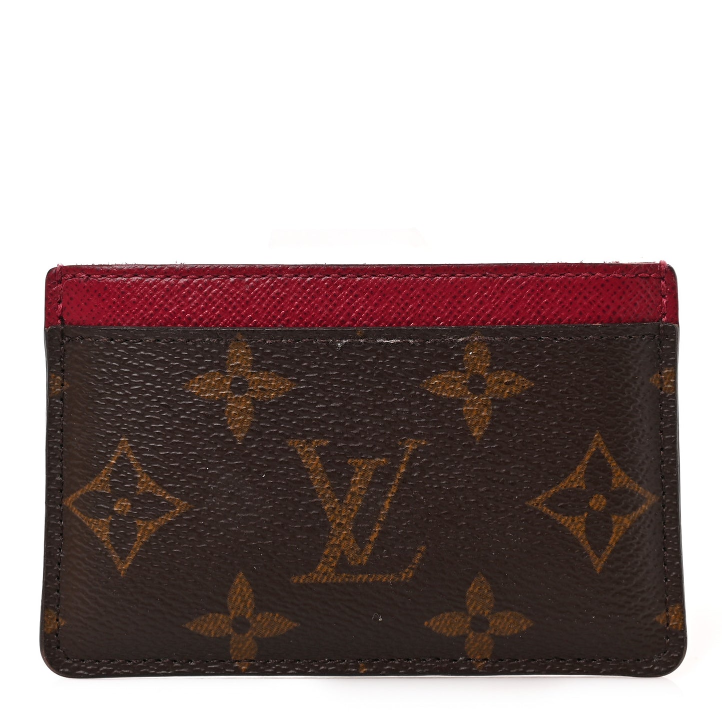 Monogram Card Holder Fuchsia