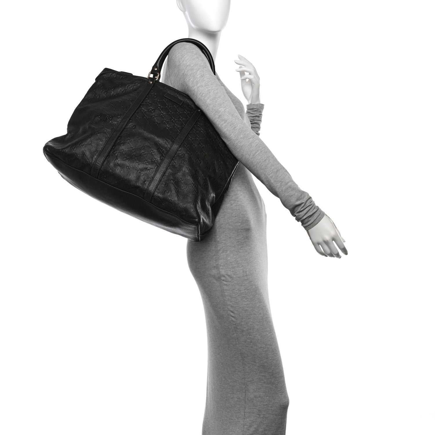 Gucci Guccissima Medium Joy Tote Bag Dark Brown 2 of 10