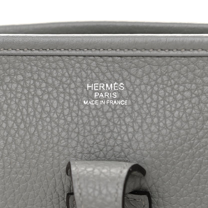 Hermes Taurillon Clemence Evelyne III PM Gris Mouette 6 of 11