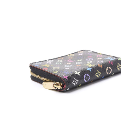 Louis Vuitton Monogram Multicolor Zippy Coin Purse Black Grenade 6 of 9