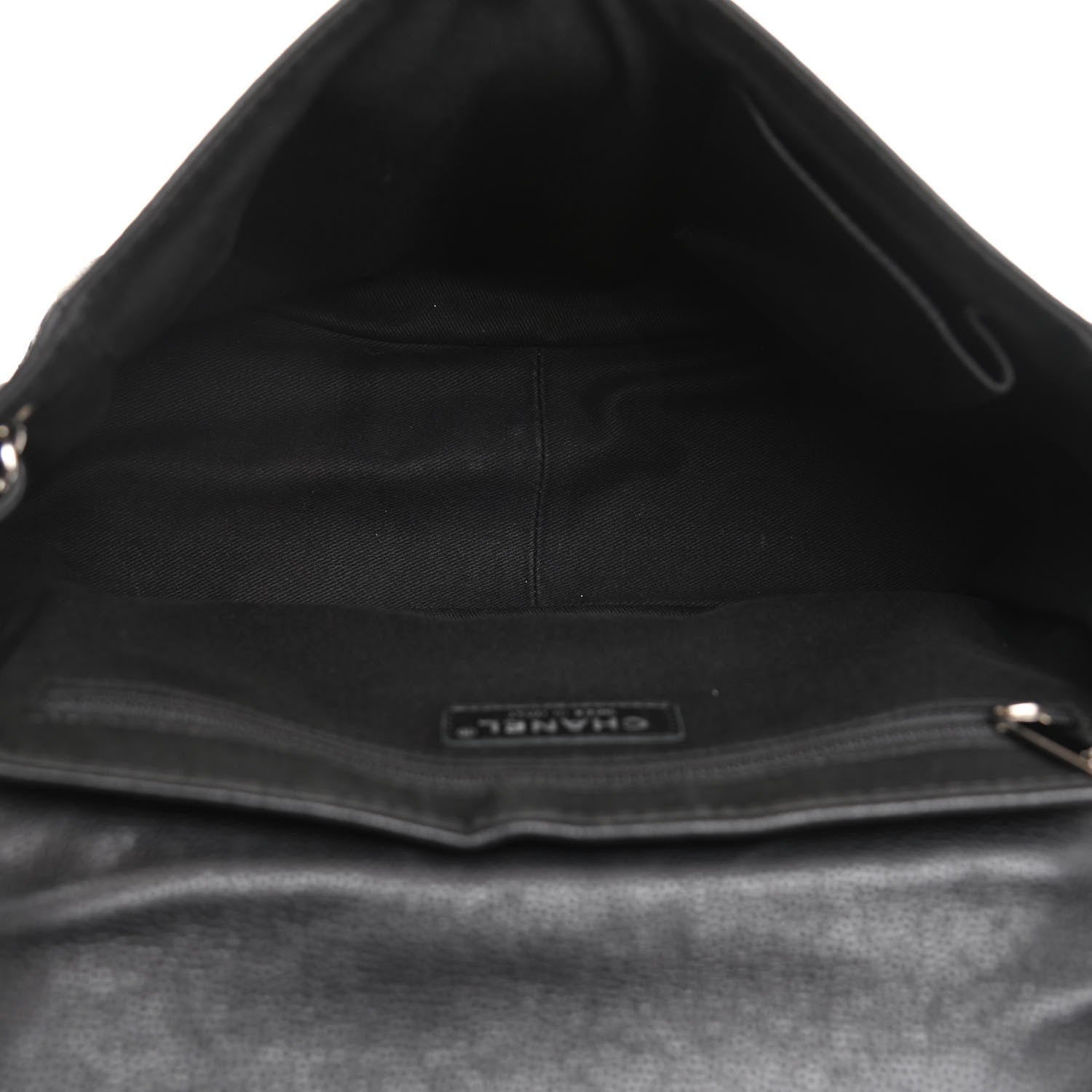Chanel Caviar Half Moon Large Flap Black 5 of 10