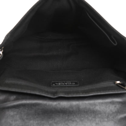 Chanel Caviar Half Moon Large Flap Black 5 of 10