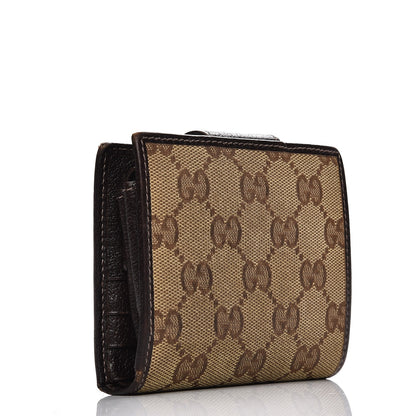 Gucci Monogram Abbey Compact Wallet Dark Brown 3 of 10