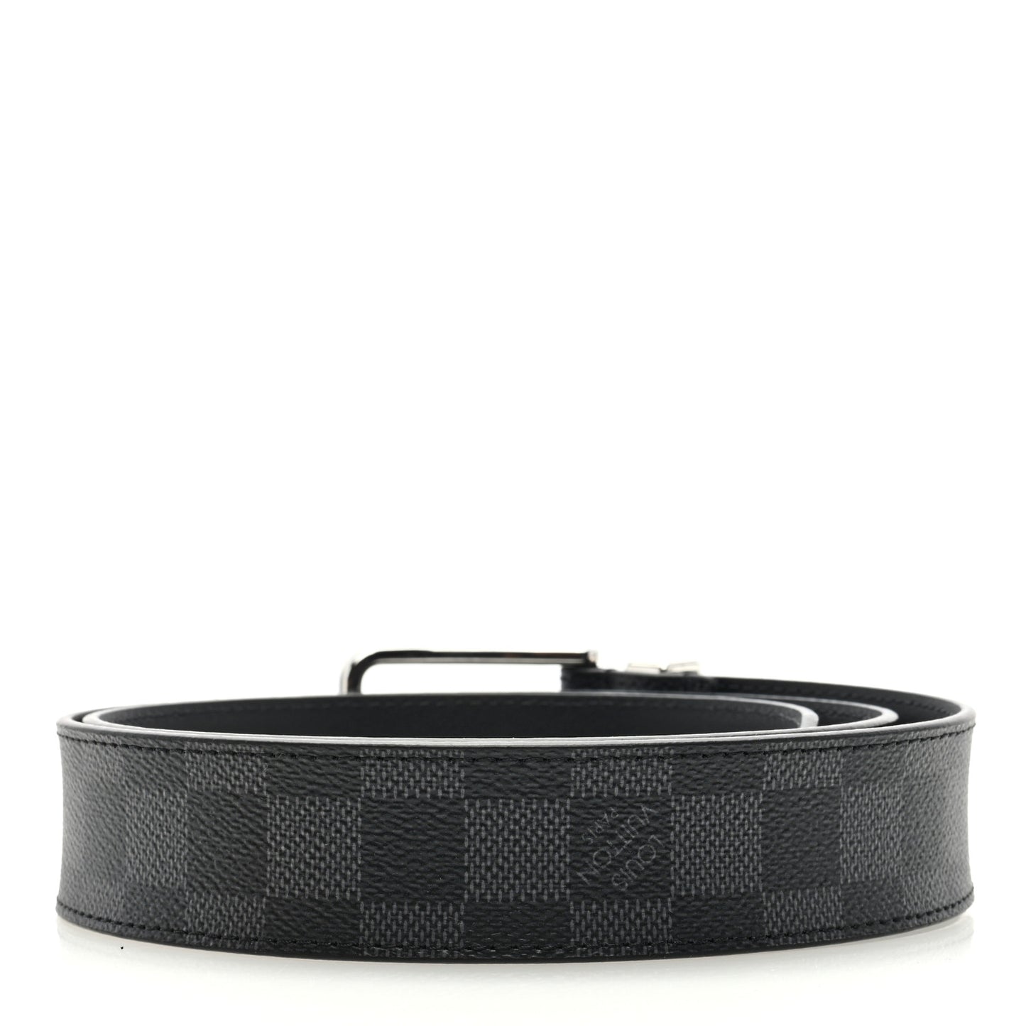 Damier Graphite Calfskin Belt 100/40 Black