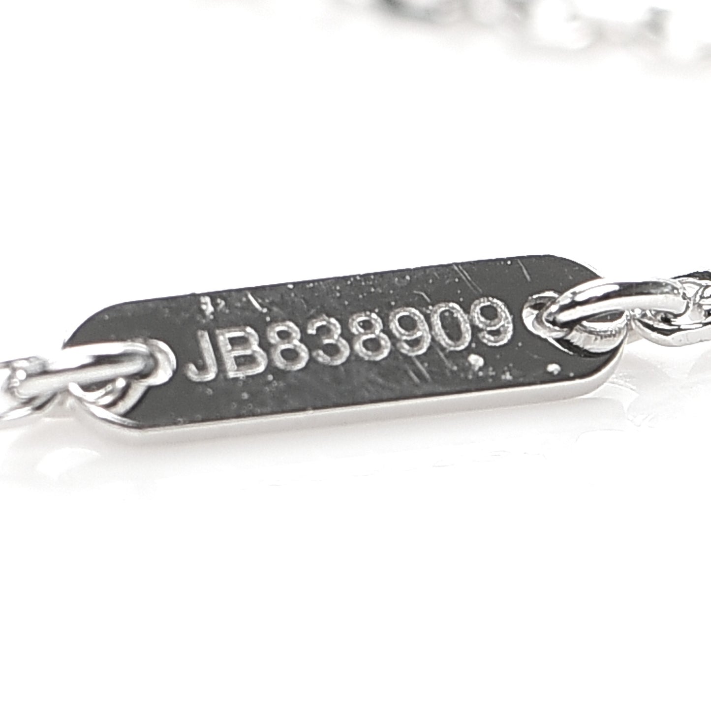 18K White Gold Diamond Sweet Alhambra Bracelet