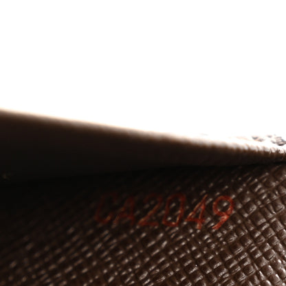 Louis Vuitton Damier Ebene Porte-Monnaie Billets Tresor Wallet 7 of 11