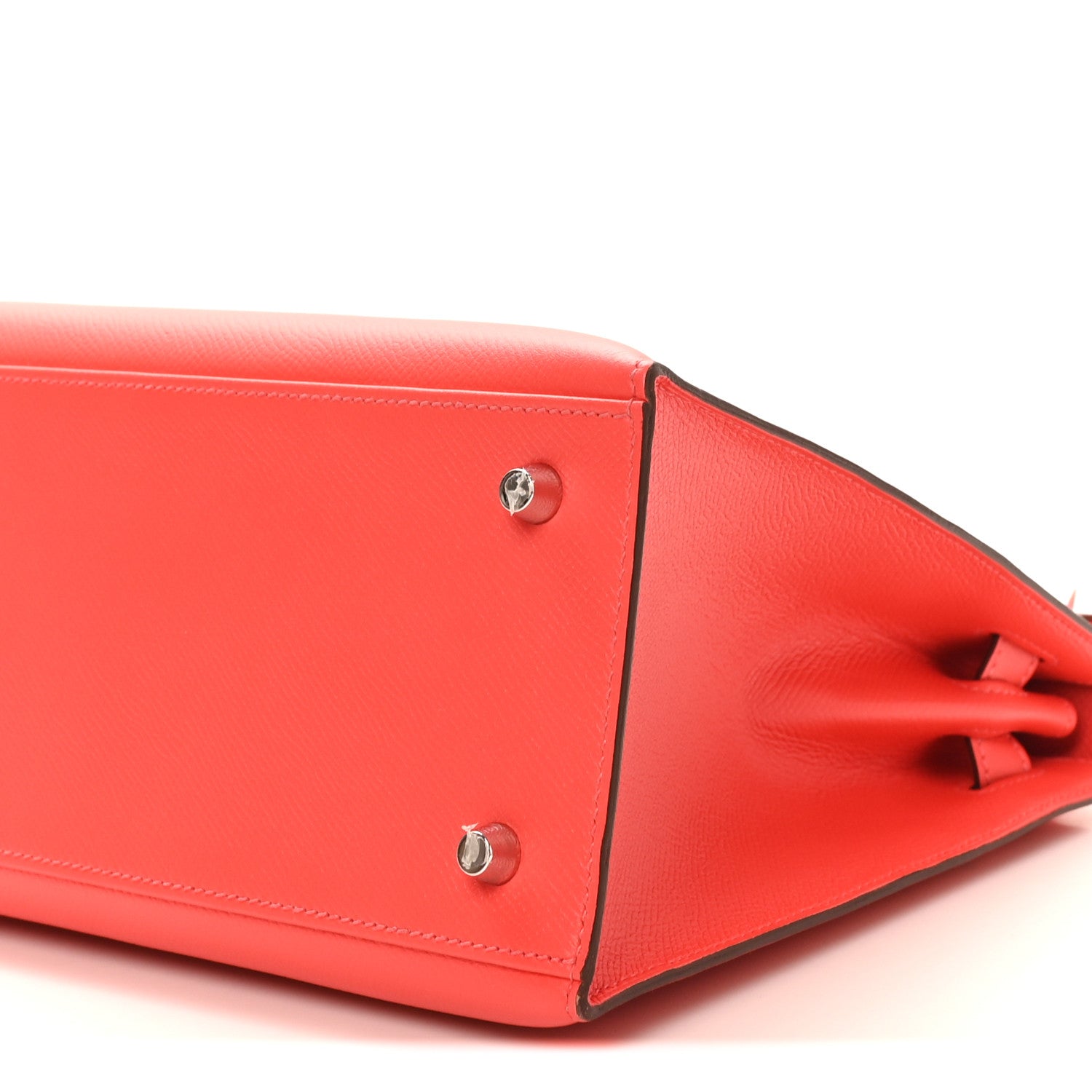 Hermes Epsom Kelly Sellier 28 Rouge Tomate 10 of 10