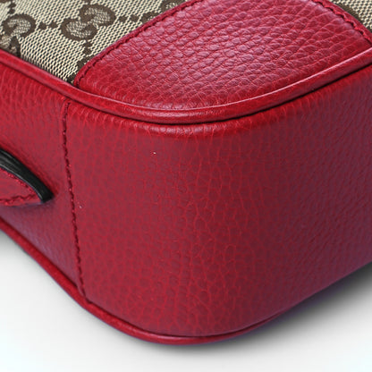 Gucci Monogram Mini Bree Messenger Bag Red 11 of 11