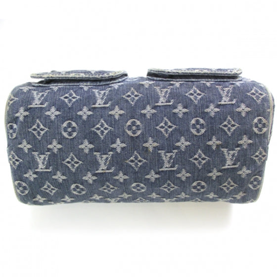 Louis Vuitton Monogram Denim Neo Speedy Blue 4 of 10