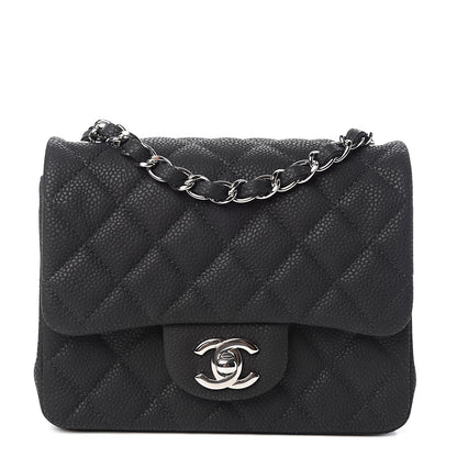 Chanel Iridescent Caviar Quilted Mini Square Flap Black 1 of 11