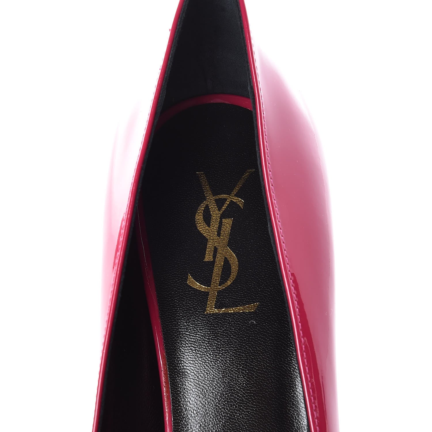 Saint Laurent Patent Tribtoo 80 Platform Pump 39 Fuchsia 8 of 10