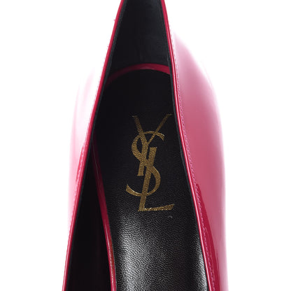 Saint Laurent Patent Tribtoo 80 Platform Pump 39 Fuchsia 8 of 10