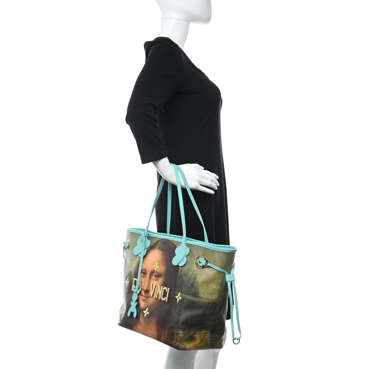 Louis Vuitton Masters Da Vinci Neverfull MM Vert D’eau 2 of 9