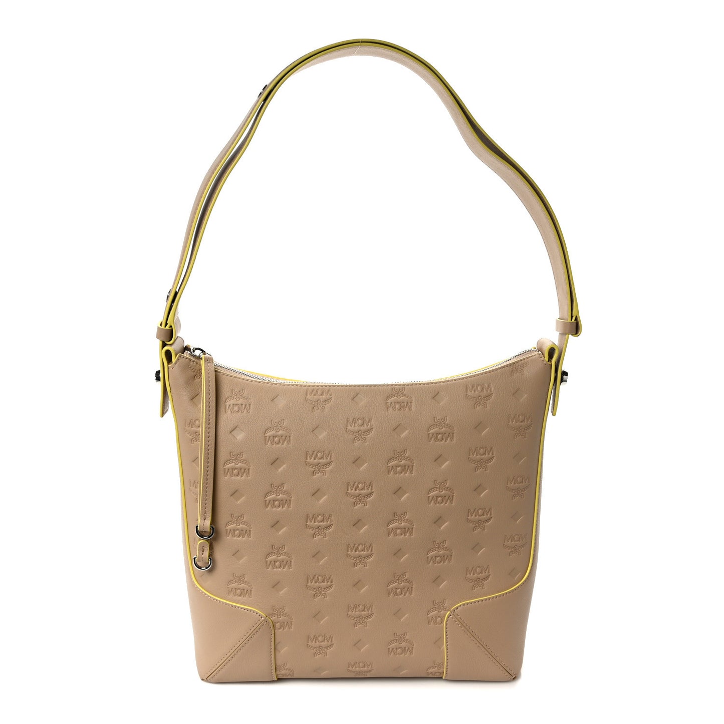 Calfskin Ottomar Monogram Medium Klara Hobo Beige
