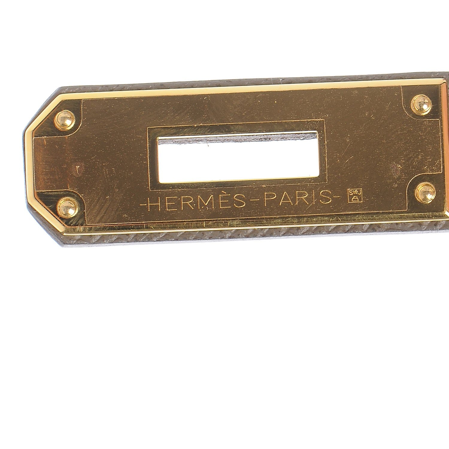Hermes Epsom Horseshoe Kelly Sellier 28 Rouge Casaque Etain 17 of 36