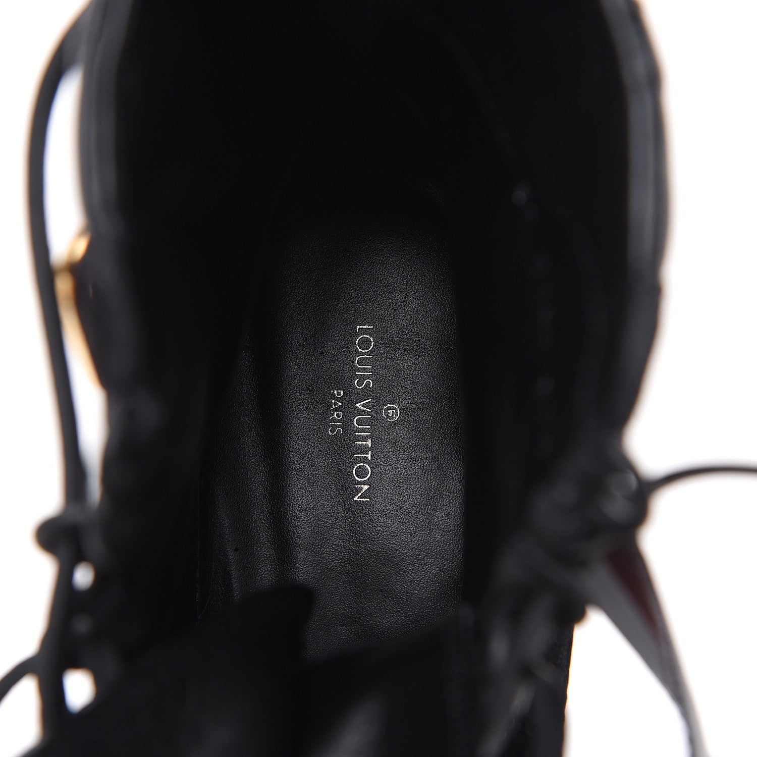 Louis Vuitton Suede Calfskin Laureate Platform Desert Boots 37.5 Black 8 of 8