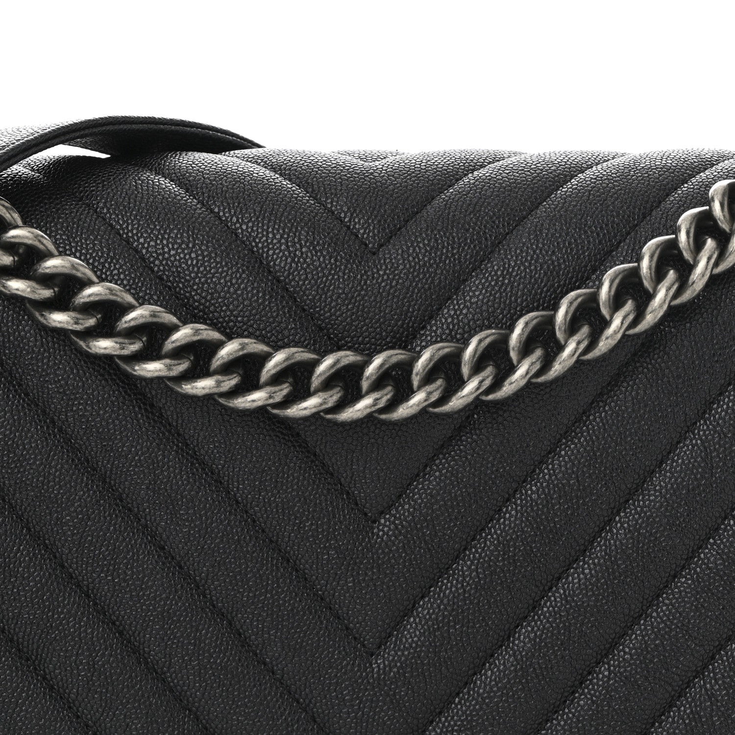 Chanel Caviar Chevron Quilted New Medium Boy Flap Dark Navy Blue 8 of 11