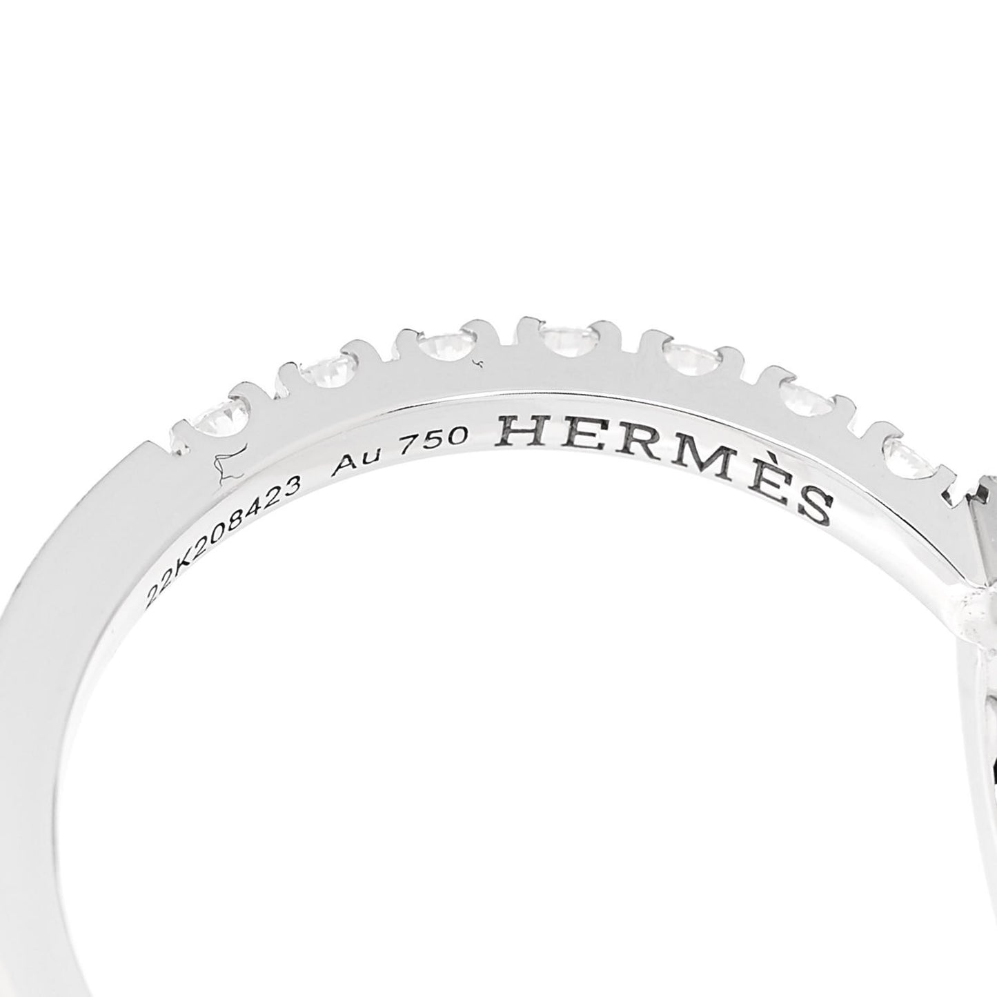 18K White Gold Diamond Finesse Ring 53 6.25