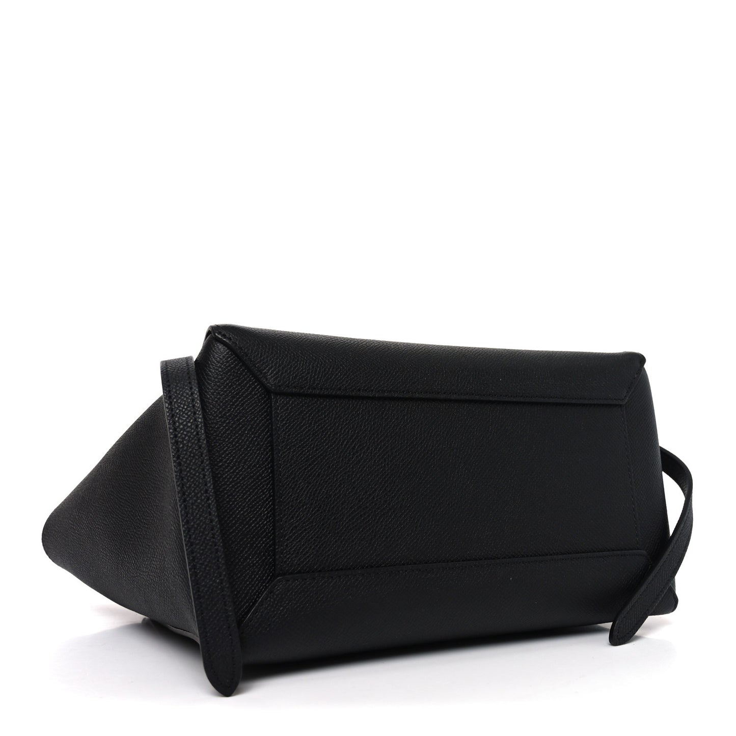 Grained Calfskin Micro Belt Bag Black