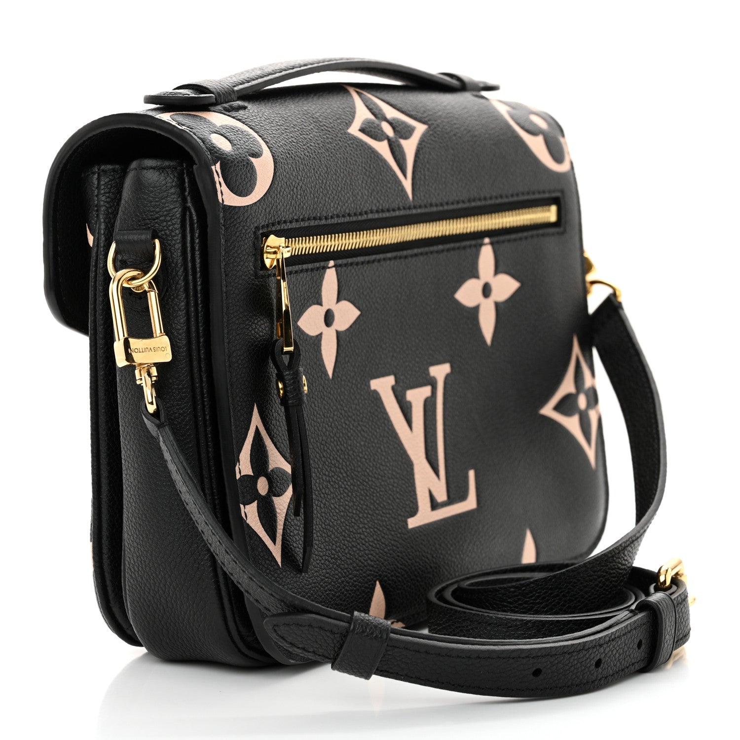 Louis Vuitton Empreinte Monogram Giant Pochette Metis Black Beige 3 of 9