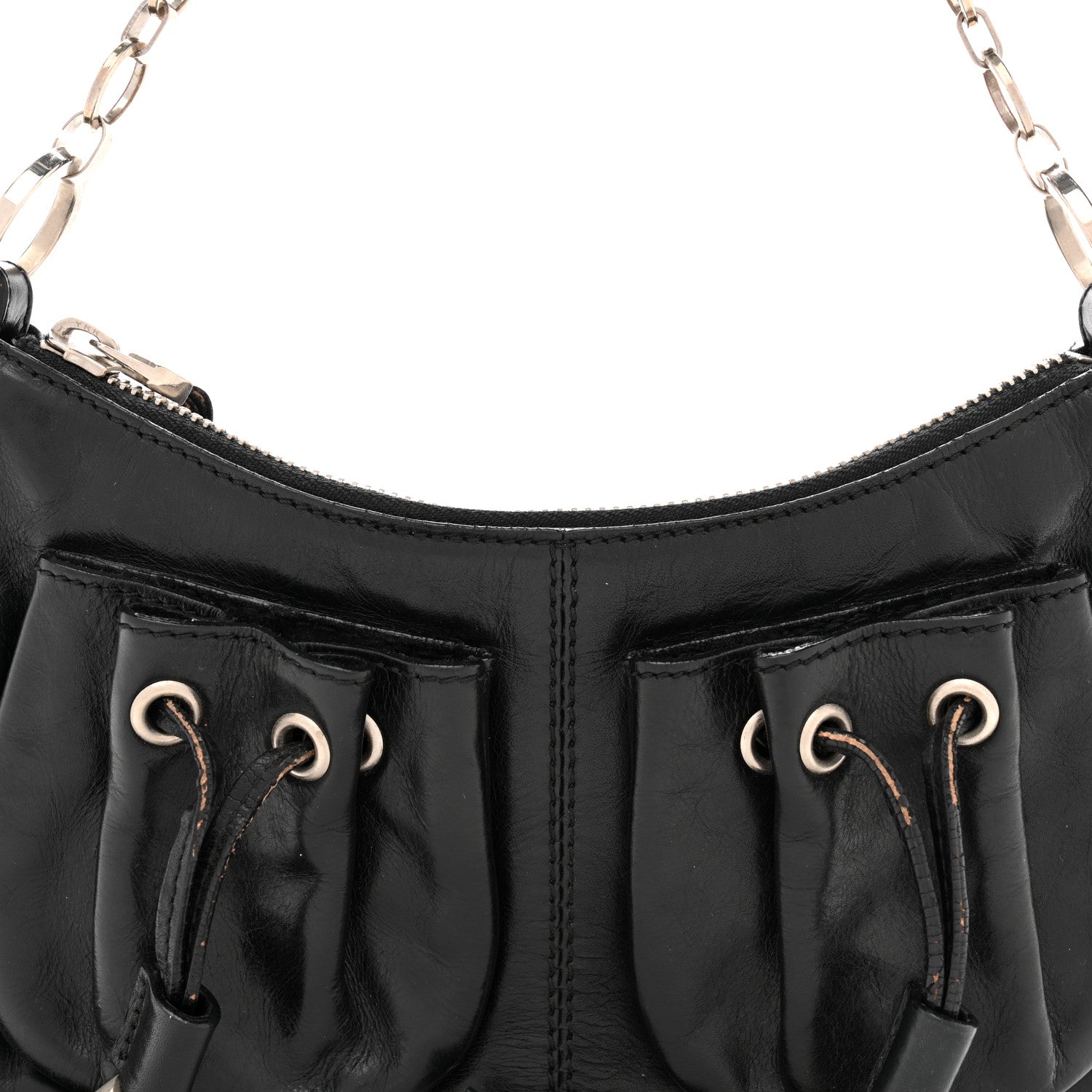 Givenchy Lambskin Tassel Hobo Black 9 of 13