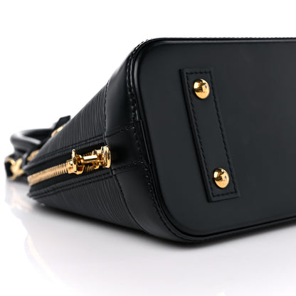Louis Vuitton Epi Love Lock Alma BB Black 7 of 10