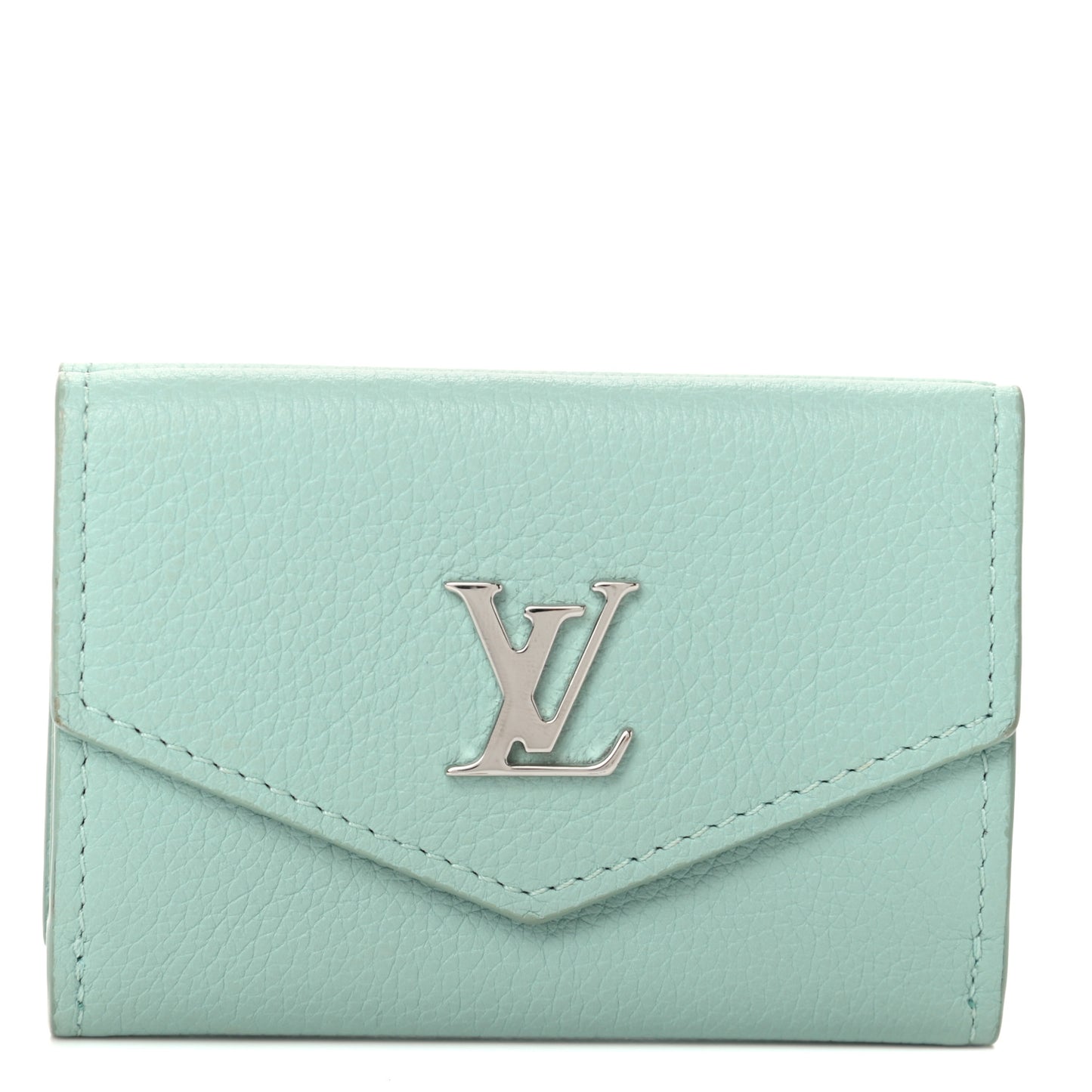 Calfskin Lockmini Wallet Menthe