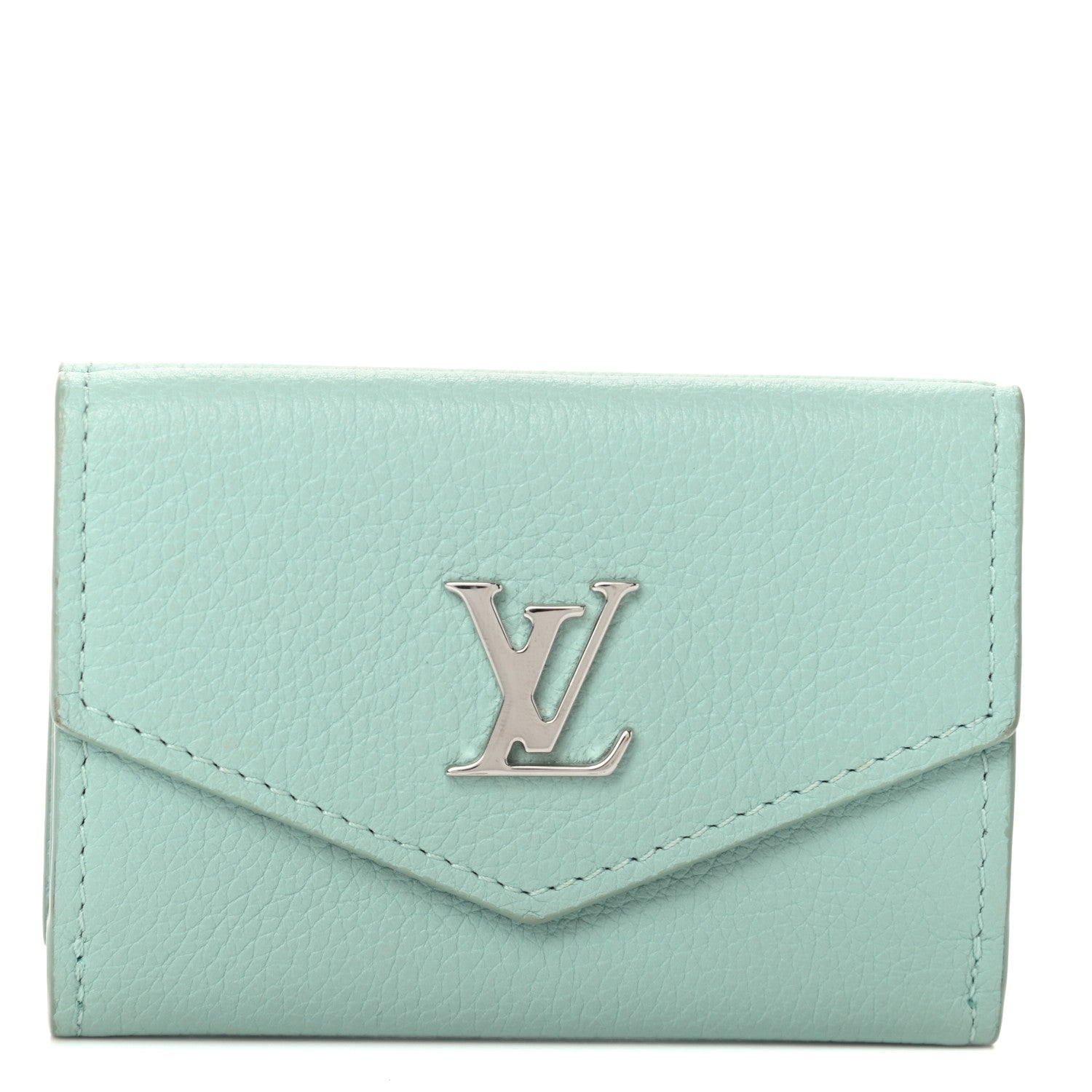 Louis Vuitton Calfskin Lockmini Wallet Menthe 1 of 6