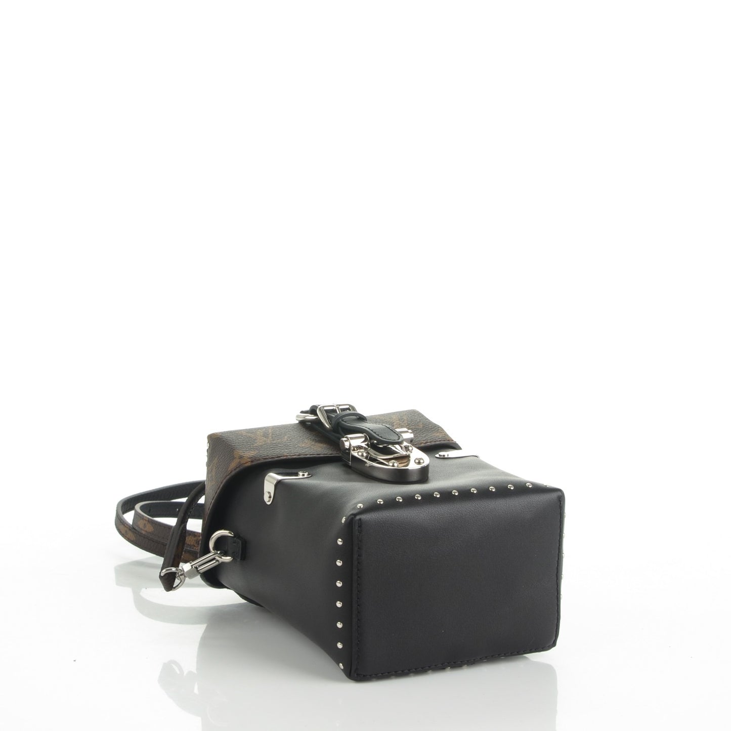 Calfskin Monogram Camera Box Black