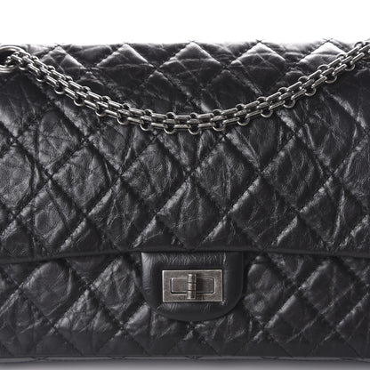 Chanel Aged Calfskin Quilted 2.55 Reissue 226 Flap Black 9 of 10