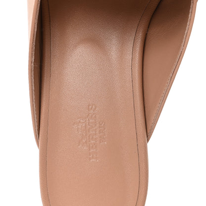 Hermes Calfskin Oz Mules 39 Beige Nude 8 of 10