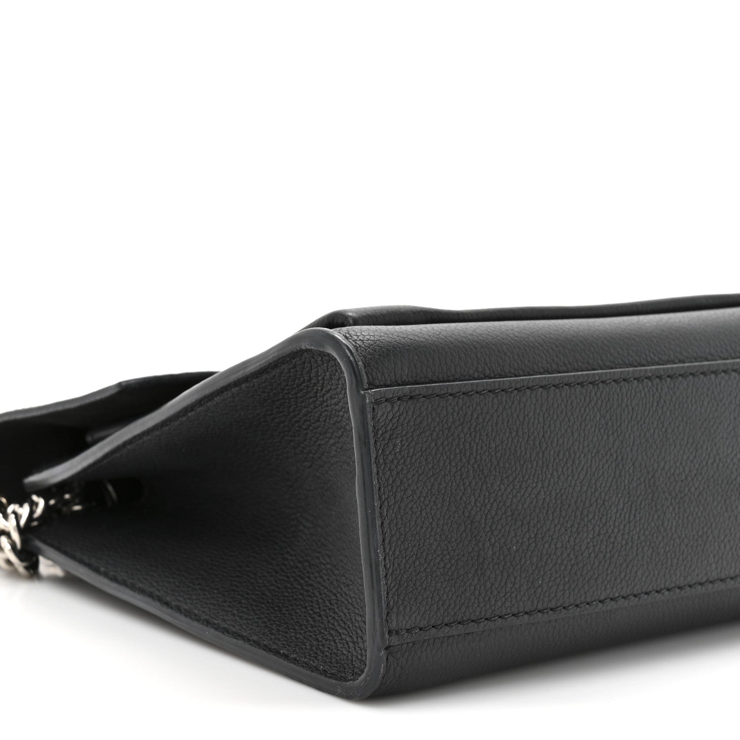 Louis Vuitton Soft Calfskin Mylockme Chain Bag BB Black 9 of 12