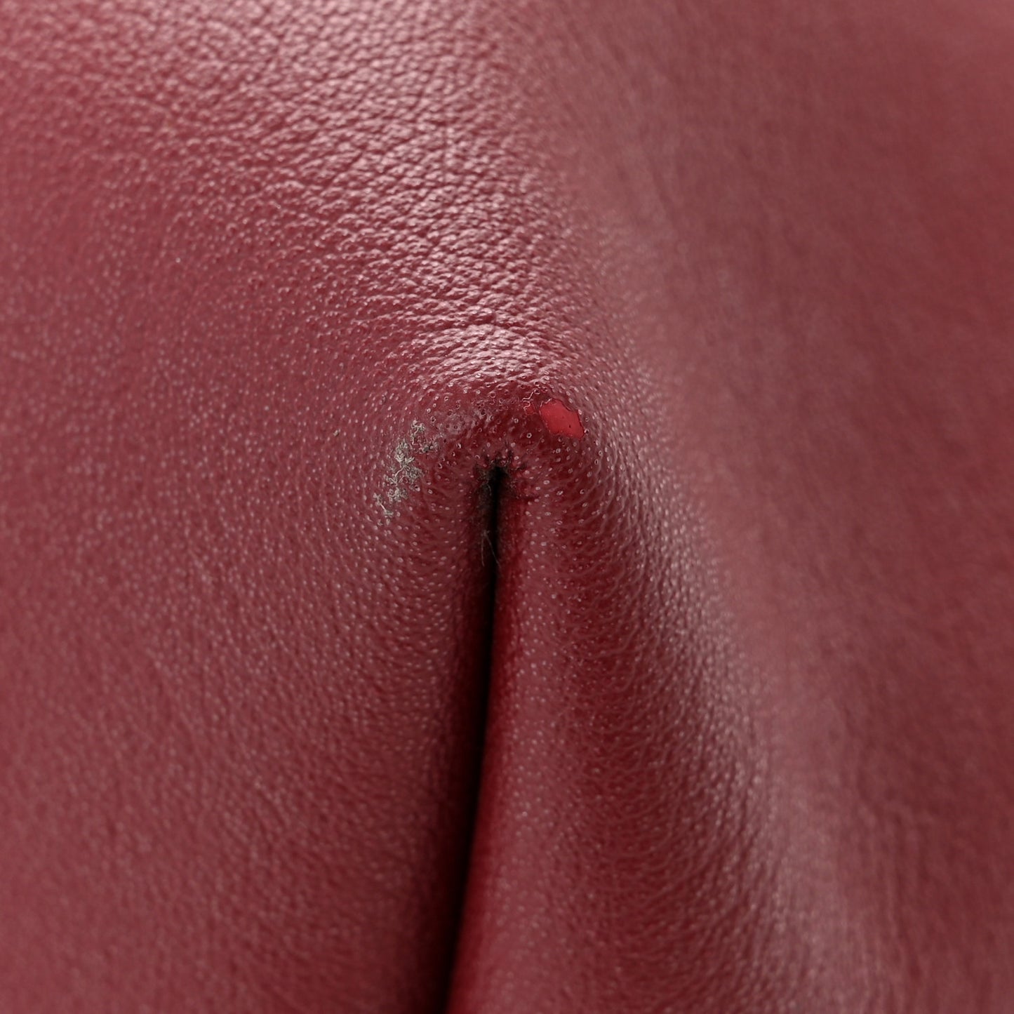 Calfskin Large Shopping Tote Opyum Red