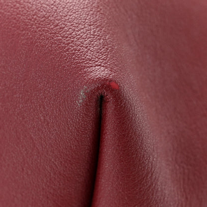 Saint Laurent Calfskin Large Shopping Tote Opyum Red 12 of 14