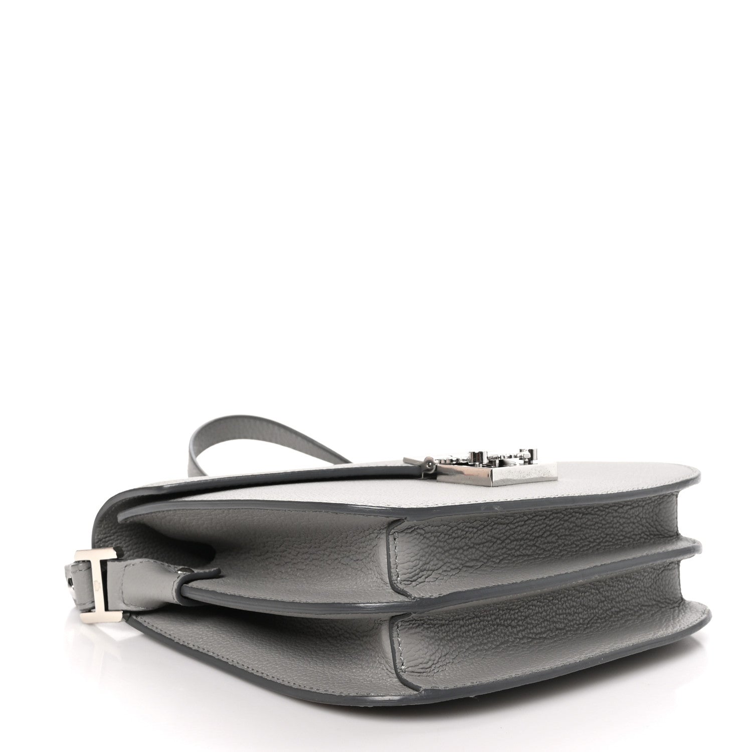 MCM Grained Calfskin Patricia Park Avenue Crossbody Bag Arch Grey 4 of 11