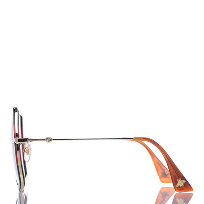 Gucci Square Frame Web GG0106S Sunglasses Tortoise 2 of 7